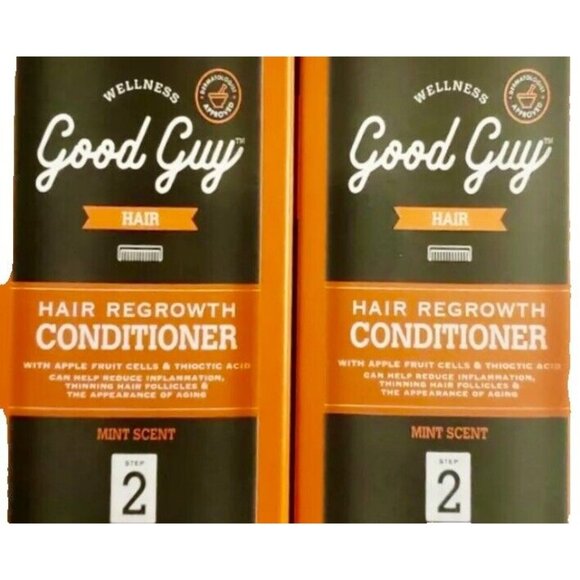2 Pack Good Guy Wellness Thinning Hair Rejuvenate Step 2 Mint Conditioner 10 oz - Picture 2 of 4